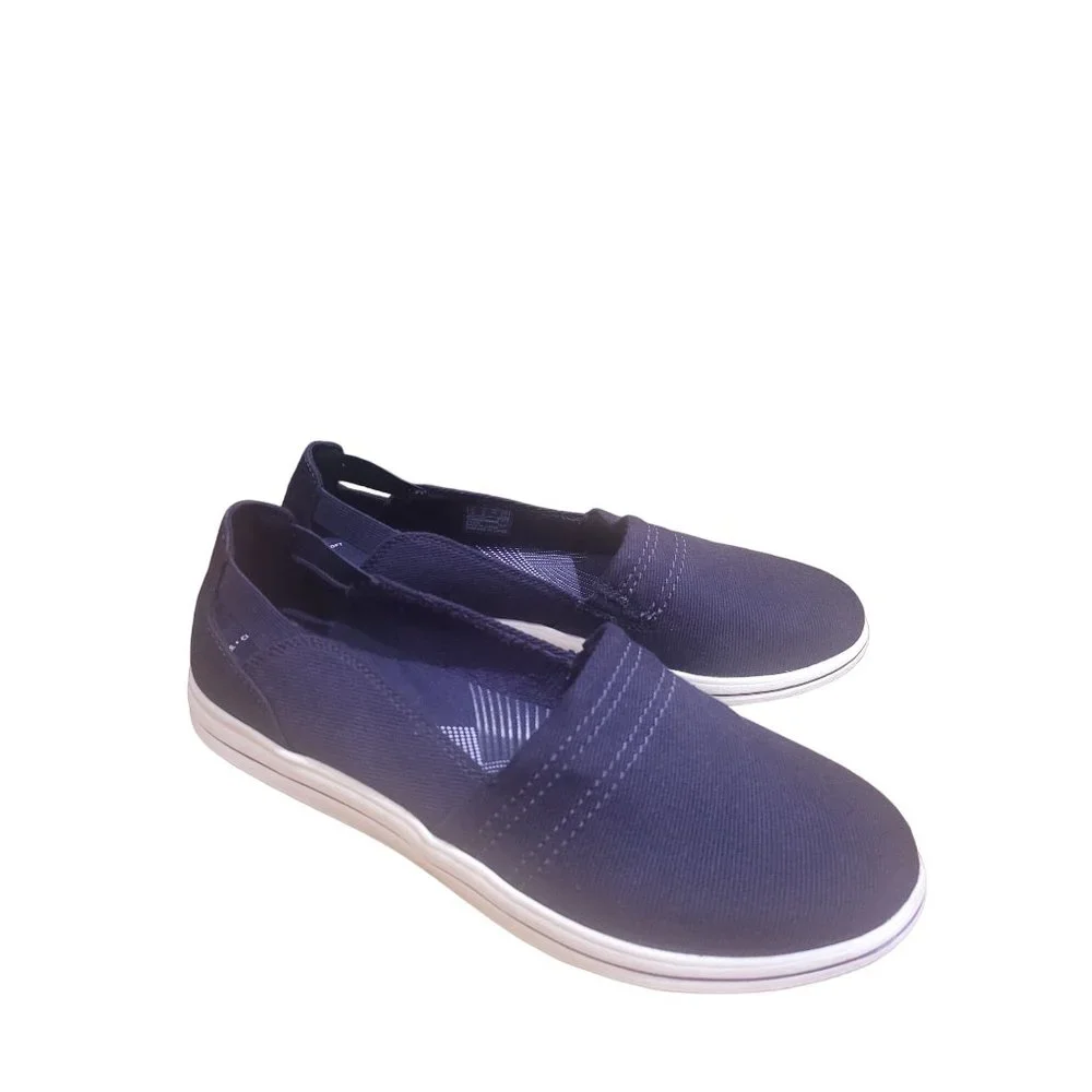 Clarks Cloudsteppers Shoes 9M Womens Blue Slip On Comfort Round Toe Cushion Soft